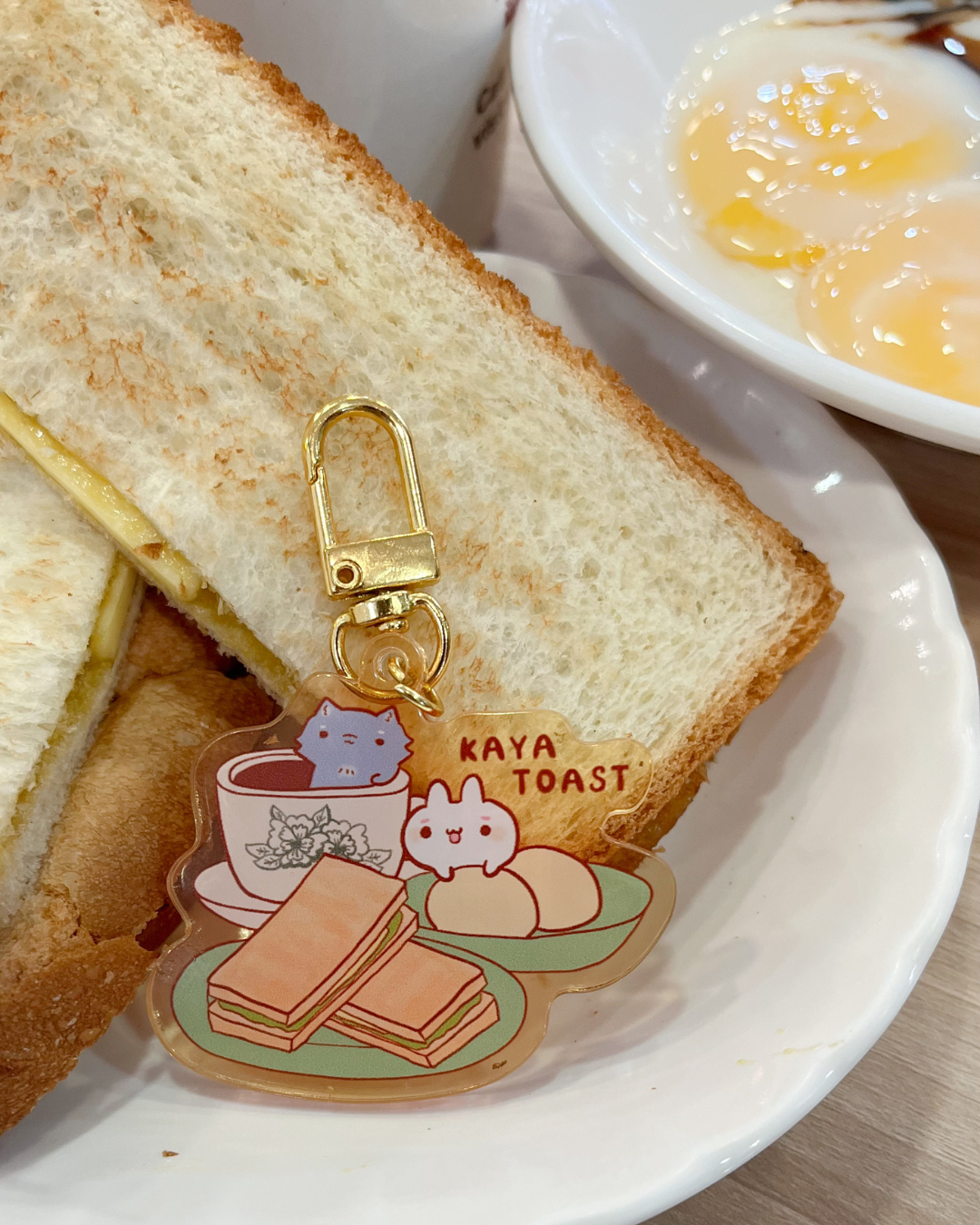 Kaya Toast Set! Singapore Food Series - Acrylic Charms