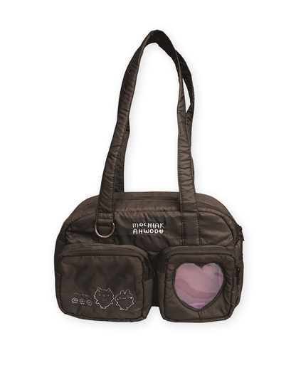 Puffy Bowling Bag (Dark Brown)