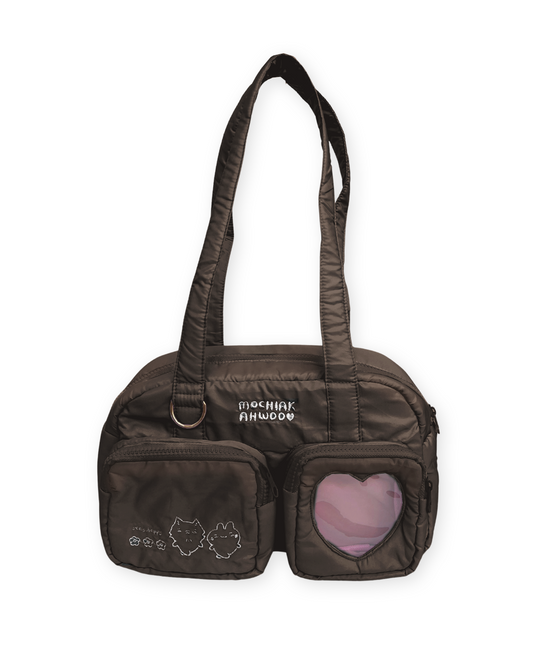 Puffy Bowling Bag (Dark Brown)