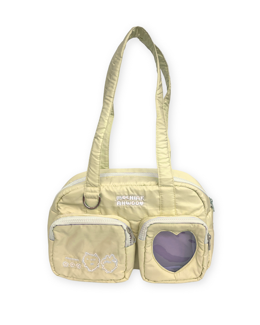 Puffy Bowling Bag (Soft Yellow)