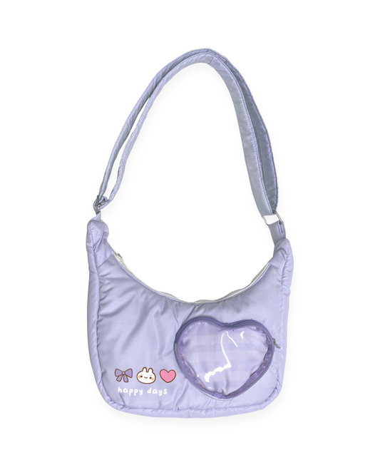 Puffy Sling Bag (Purple)