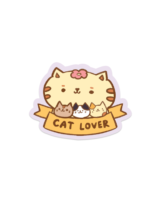 Cat Lover - Die Cut Stickers!