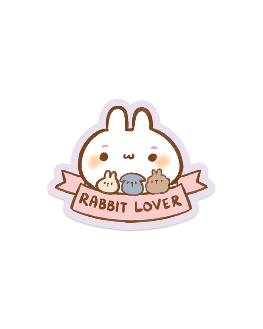 Rabbit Lover - Die Cut Stickers!