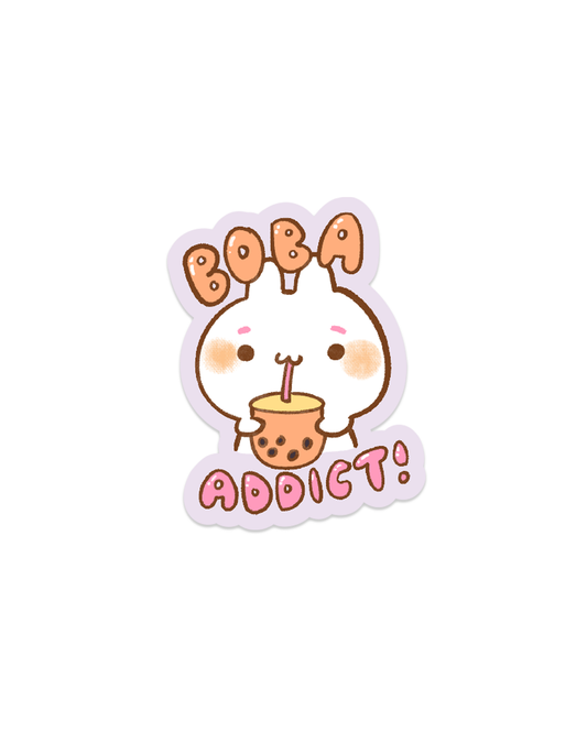 Boba Addict - Die Cut Stickers!
