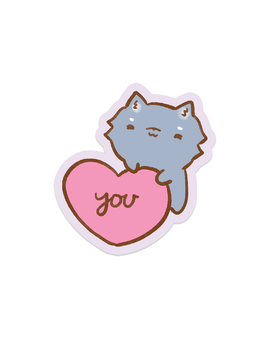 Love You - Die Cut Stickers!