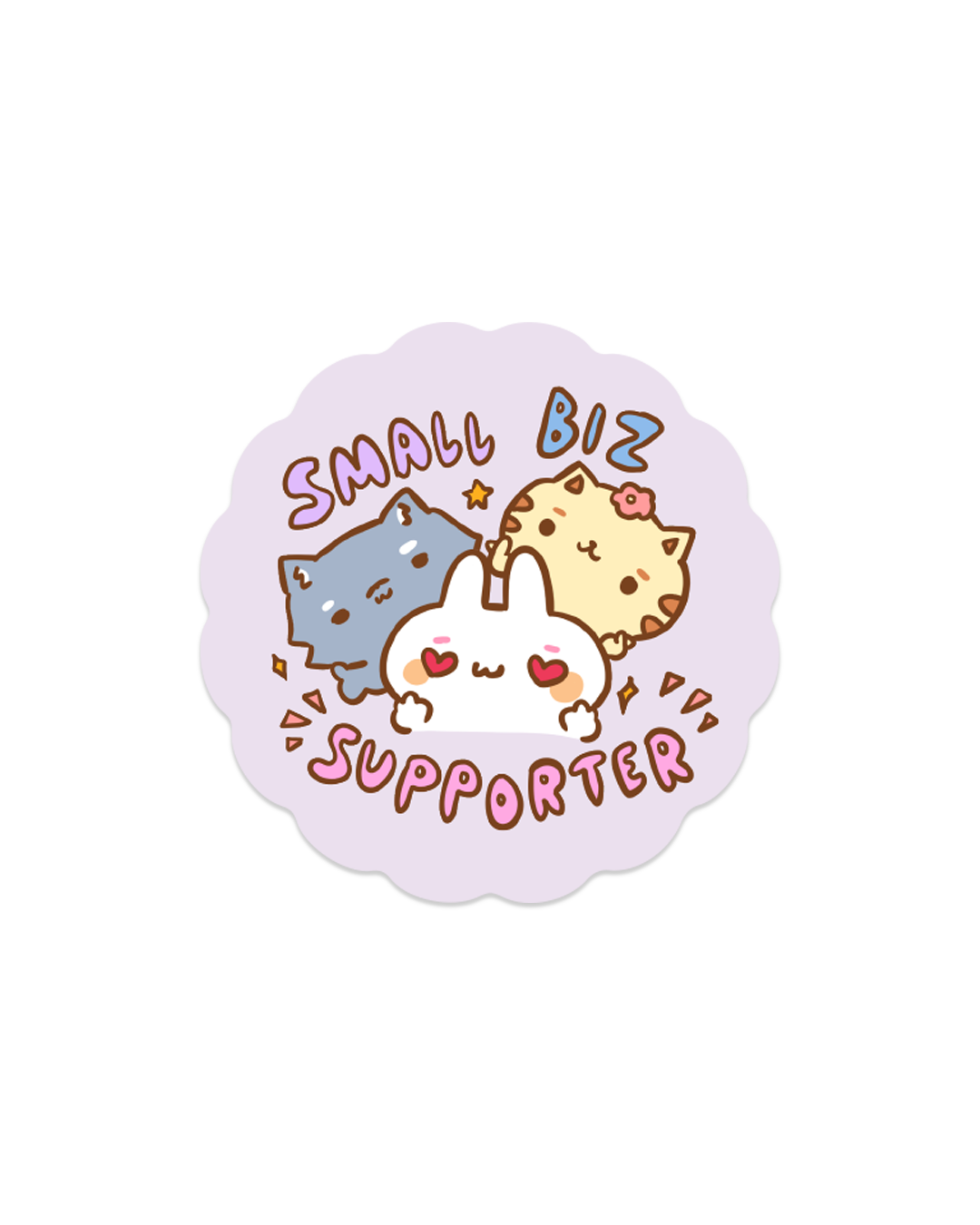 Small Biz Supporter - Die Cut Stickers!