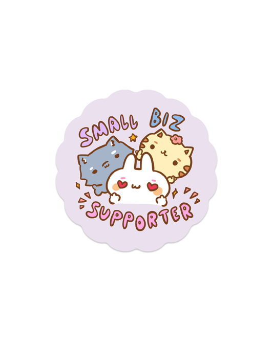 Small Biz Supporter - Die Cut Stickers!