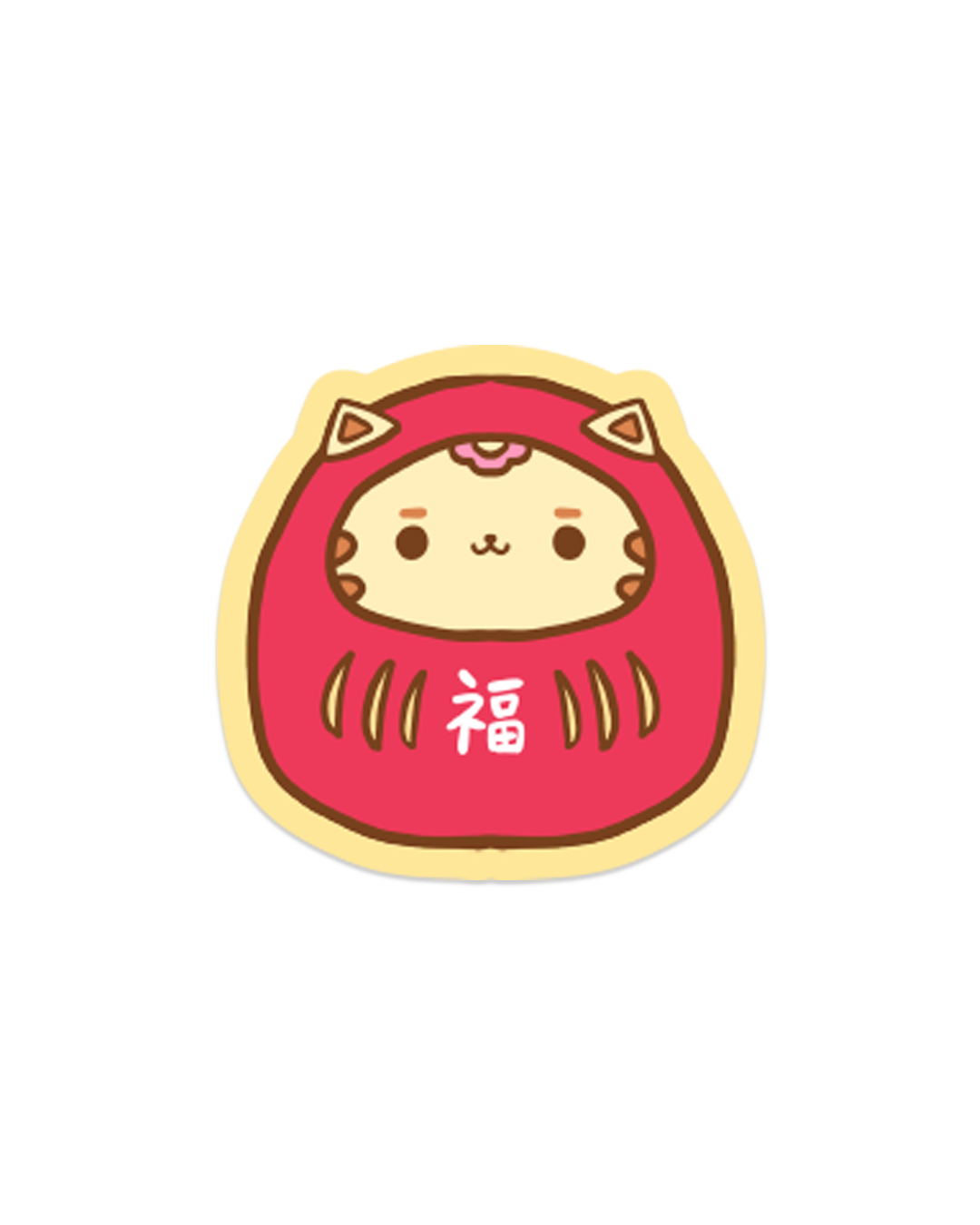 Daruma Fortune - Die Cut Stickers!