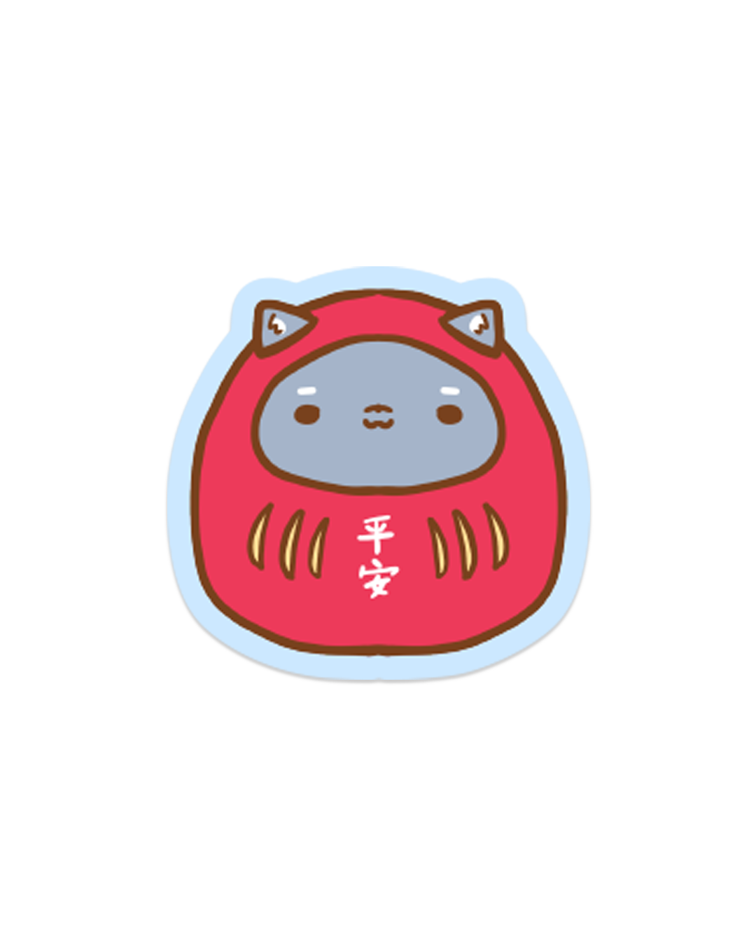 Daruma Safety - Die Cut Stickers!