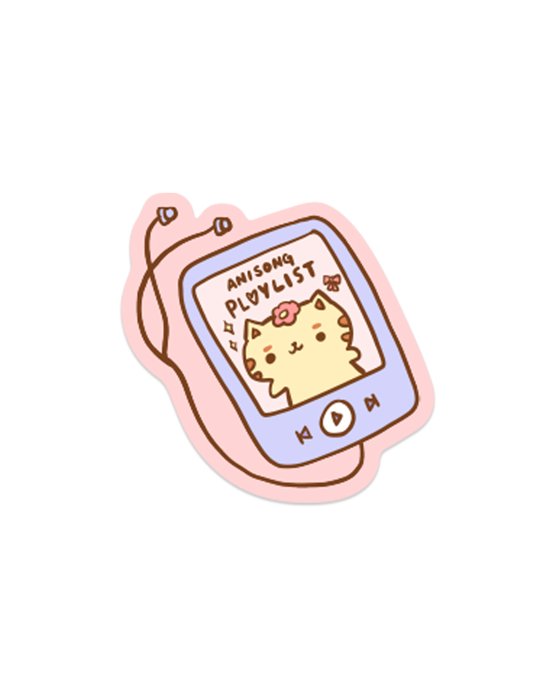 Anisong Playlist - Die Cut Stickers!