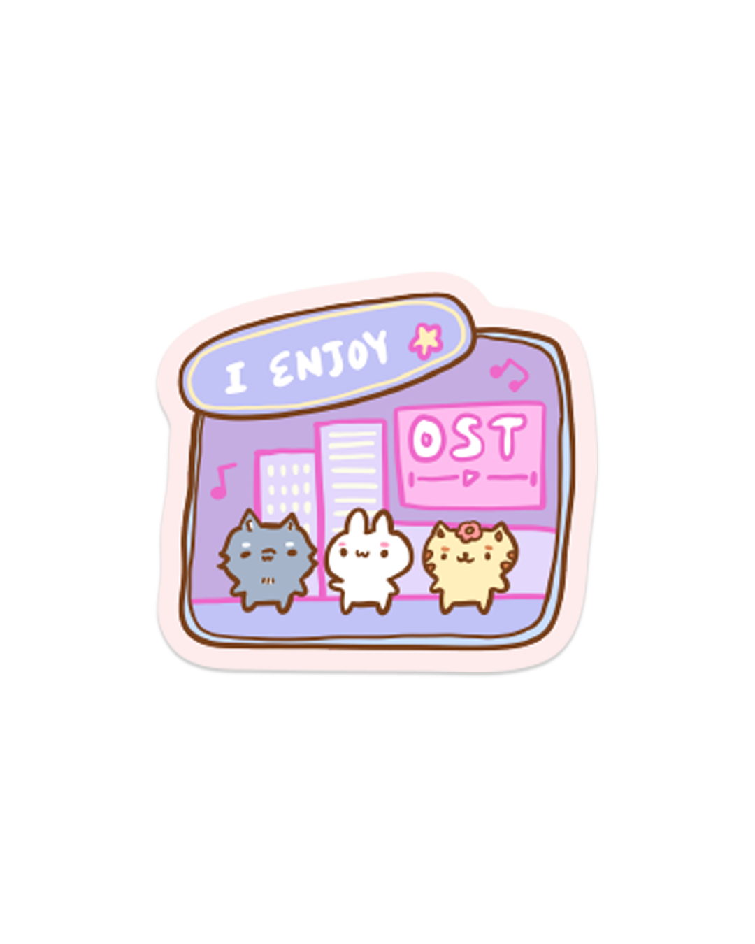 I Enjoy OST - Die Cut Stickers!