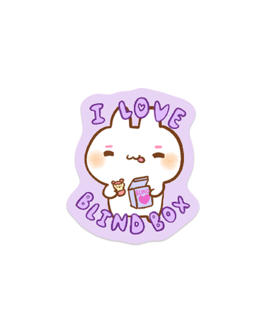 I Love Blind Box - Die Cut Stickers!