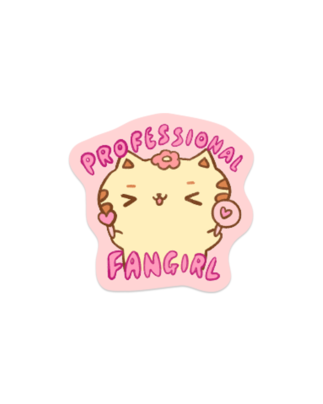 Professional Fangirl - Die Cut Stickers!